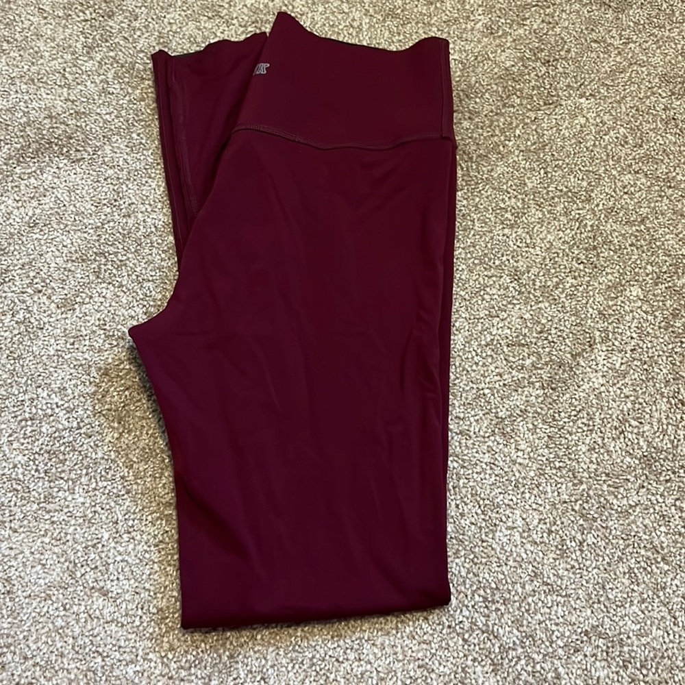 PINK maroon leggings